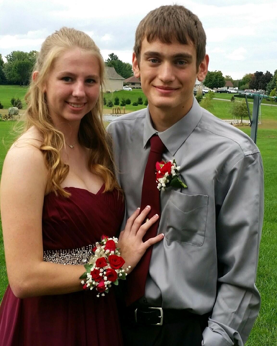 Roger invited Kelly to their first homecoming in Monroeville Sophmore year of high school!
