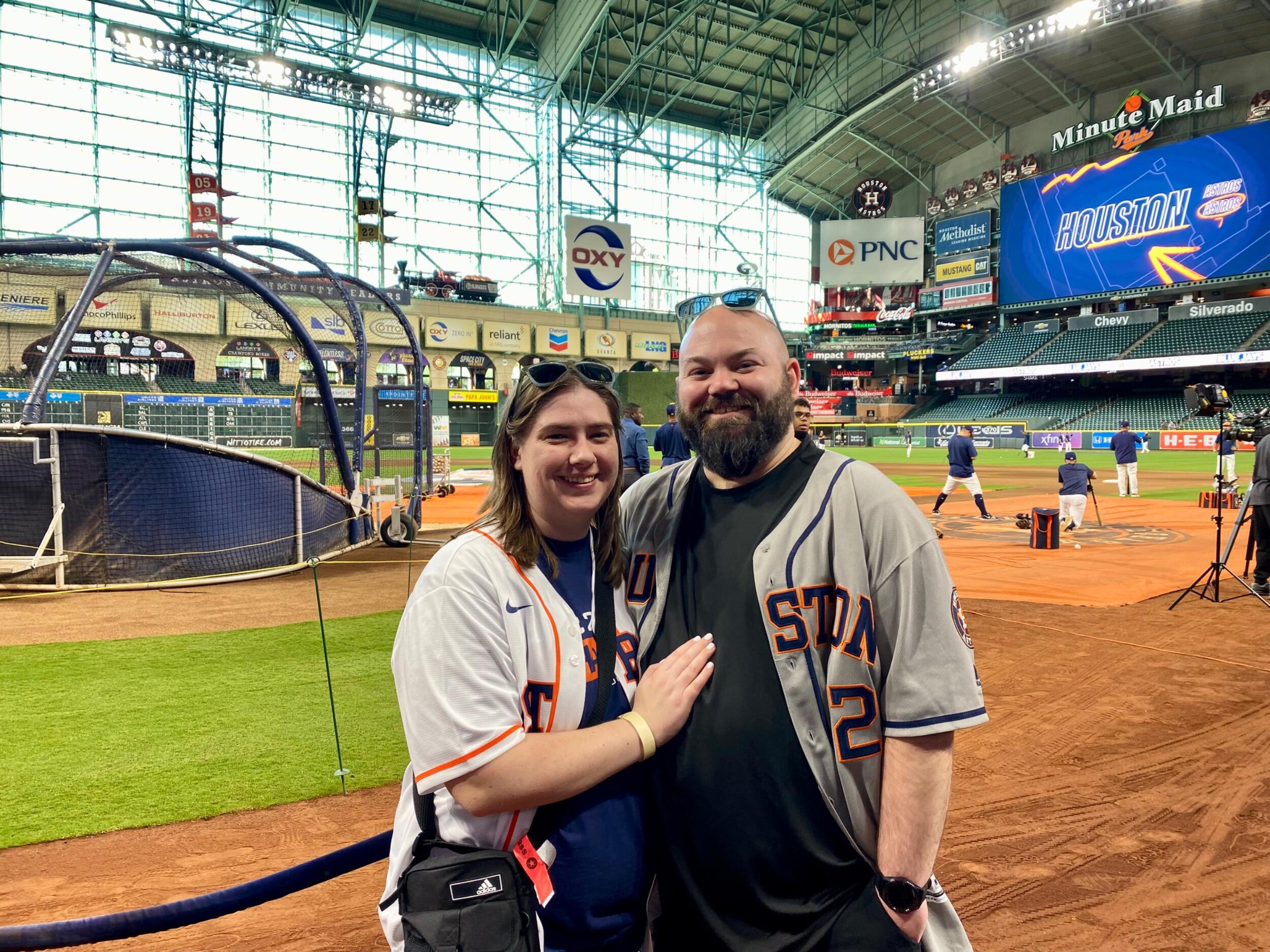 First Astros game in Houston, Texas before the best cruise ever!