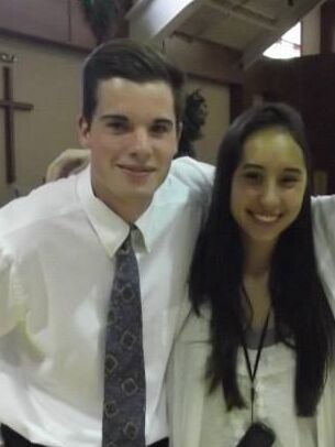 Our first ever photo together! This was taken before we really knew each other, during our junior year of highschool. We would go on to build a stronger friendship over the next school year.