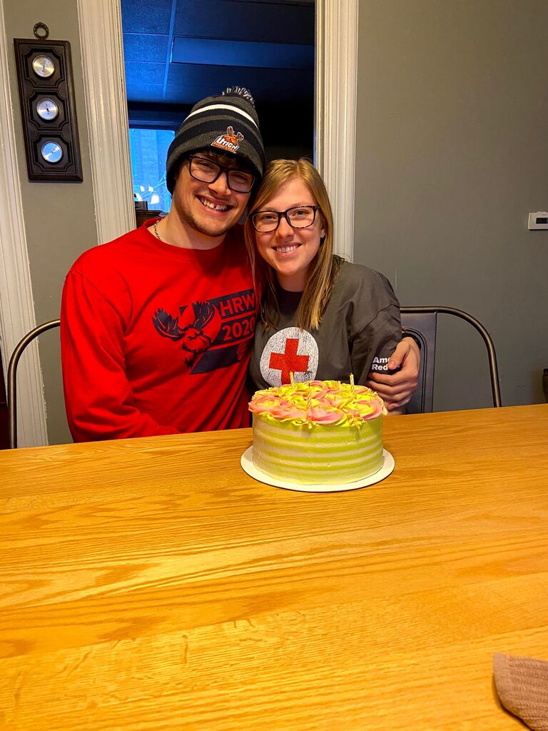 Birthday wishes (at the start of COVID) from Lowville!