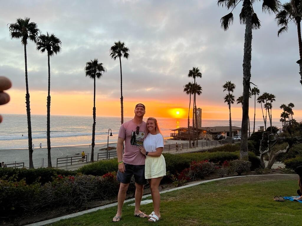 Moved into our first lease apartment together in Encinitas CA. Started our west coast lives together filled with a lot of surfing, sunsets, fish tacos, and new friends! 