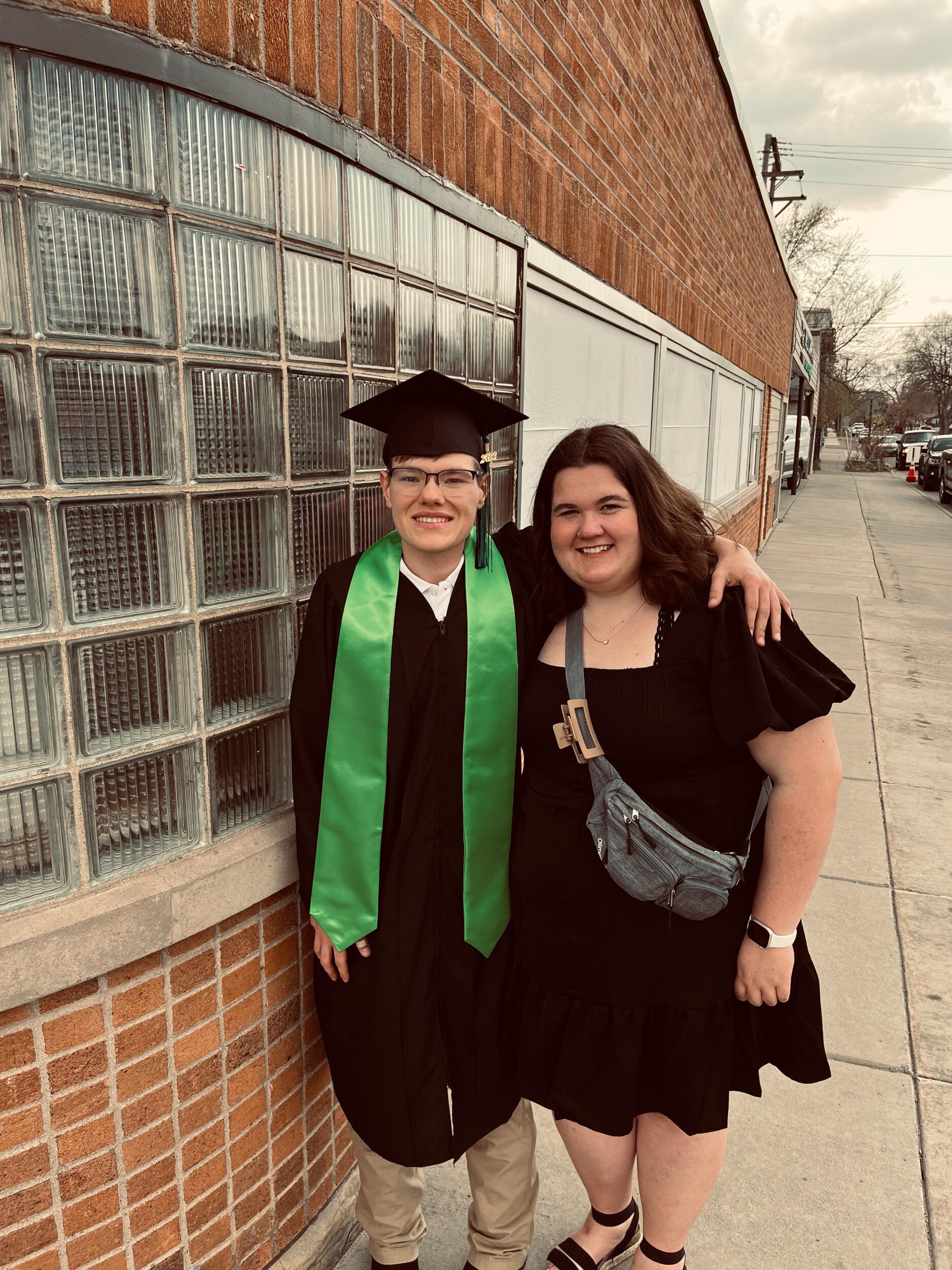 So many milestones have been reached over the couple's time together and this is one of the biggest ones... Cade graduated college and Analia was able to drive out to South Dakota to celebrate with him and his family.