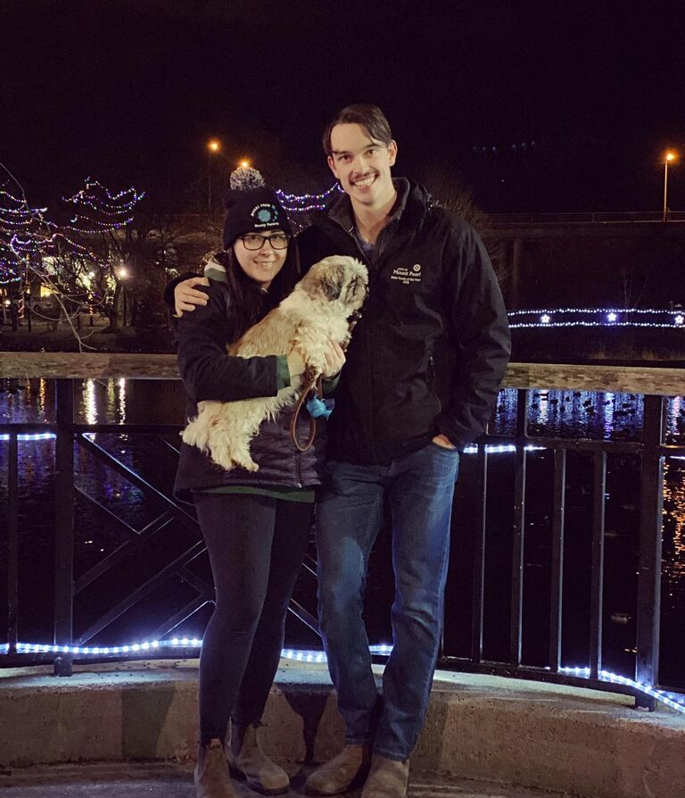 Walk around Bowering Park with Cassie.