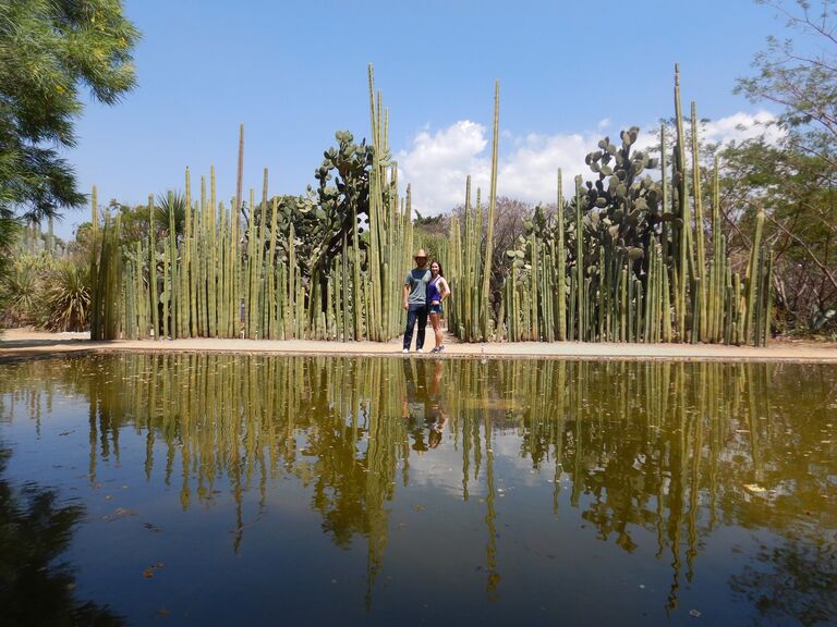 John went to Oaxaca for 3 months so Kazune decided to visit
