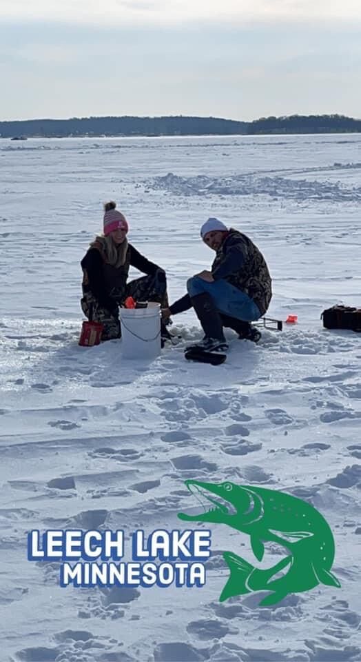 Fishing in both winter and summer is also something we enjoy doing! This was on a family trip to Leech Lake!