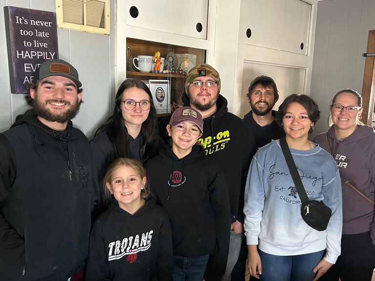 many family holidays spent together
