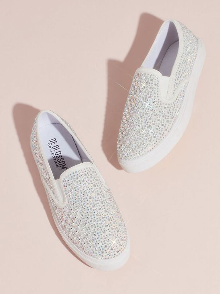 sparkle wedding sneakers