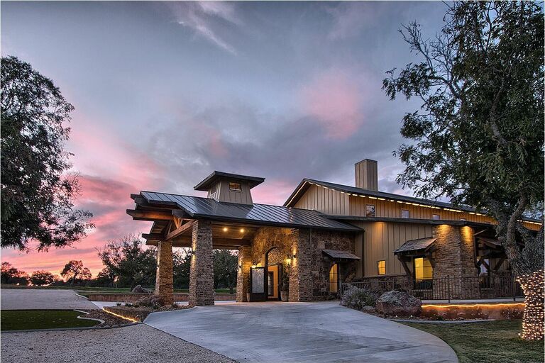 Wedding venue in Fredericksburg, Texas.