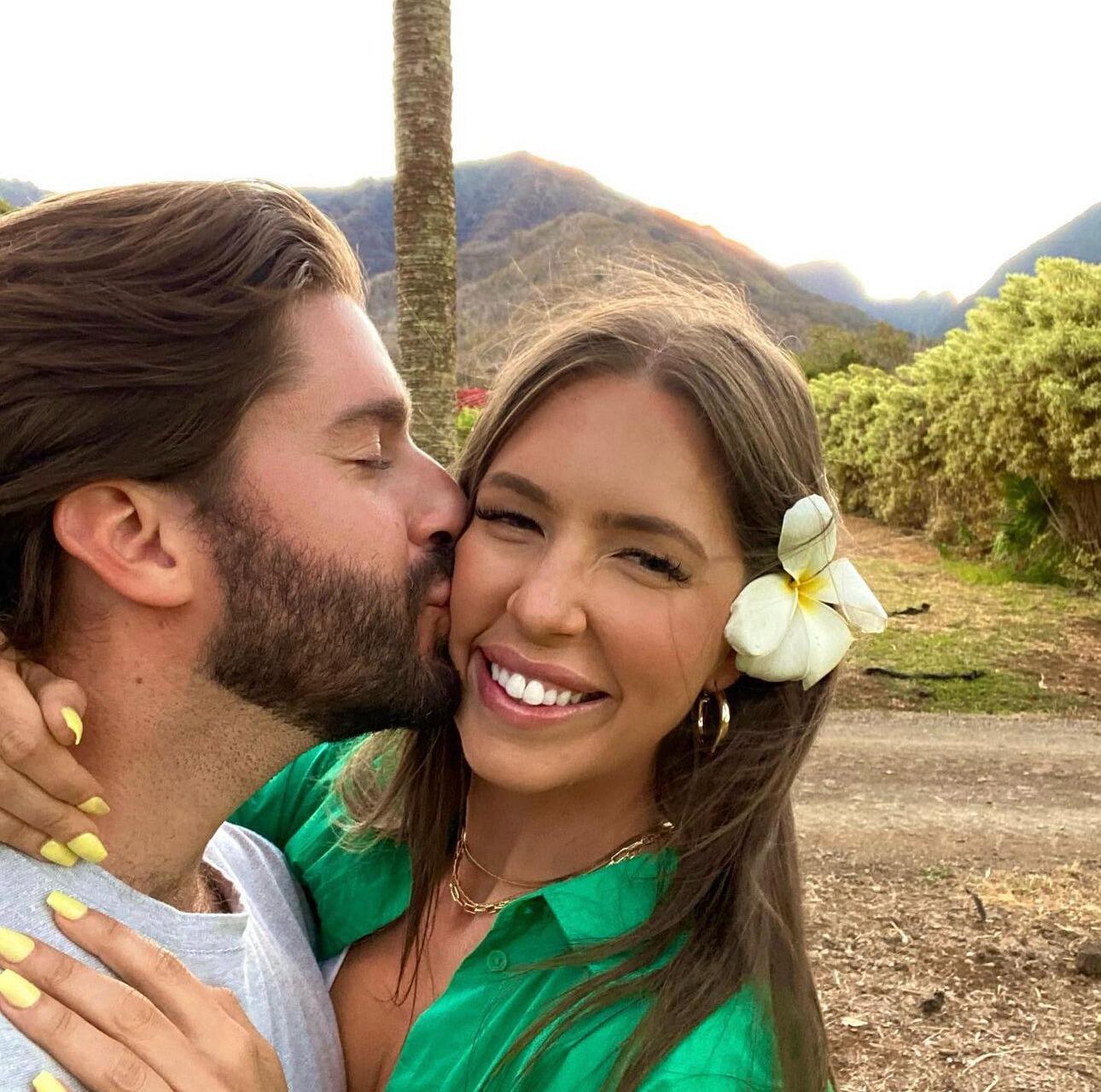 The first time we visited Maui together! We both fell in love with Maui and it was this night we talked about how cool it would be to get married here someday! We were having such a good time, that we  cancelled our flights back to Dallas and stayed a few more days!