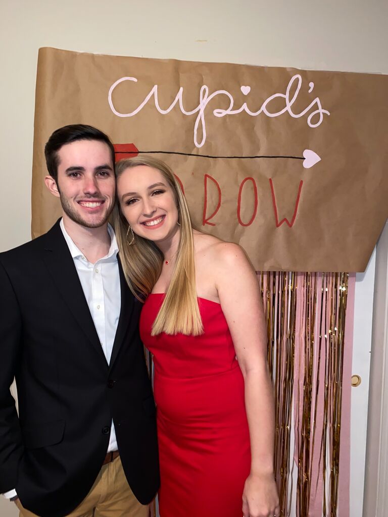 Josh visited Sarah for the first time at college and was able to attend a date party with her sorority