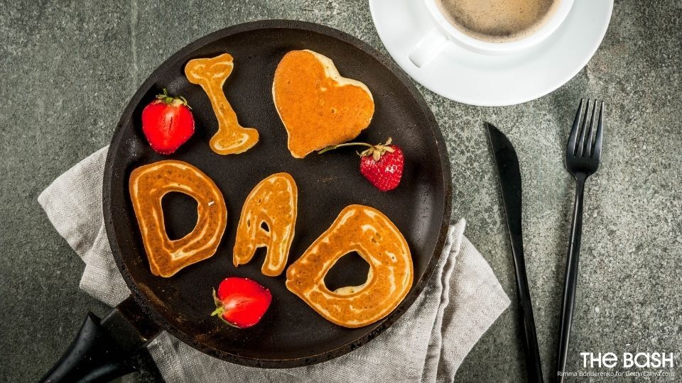 Father's Day Pancakes Zoom Background