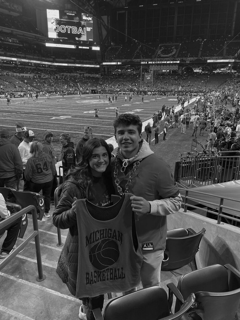 Michigan's first of THREE straight Big Ten Championships featuring Uncle Brent's Michigan jersey