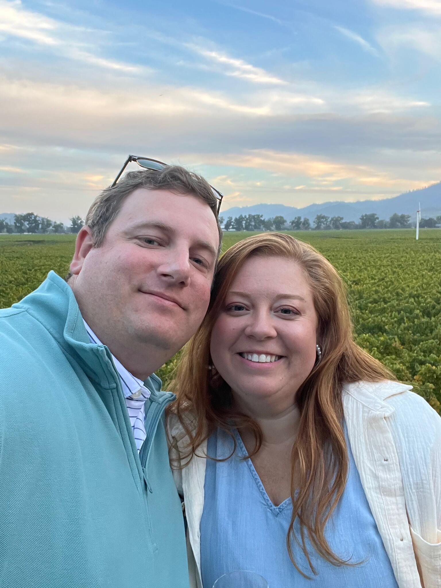 Night one in Napa at Robert Mondovi Winery, when Kim taught Greg what it meant to be Professional Arm Candy.