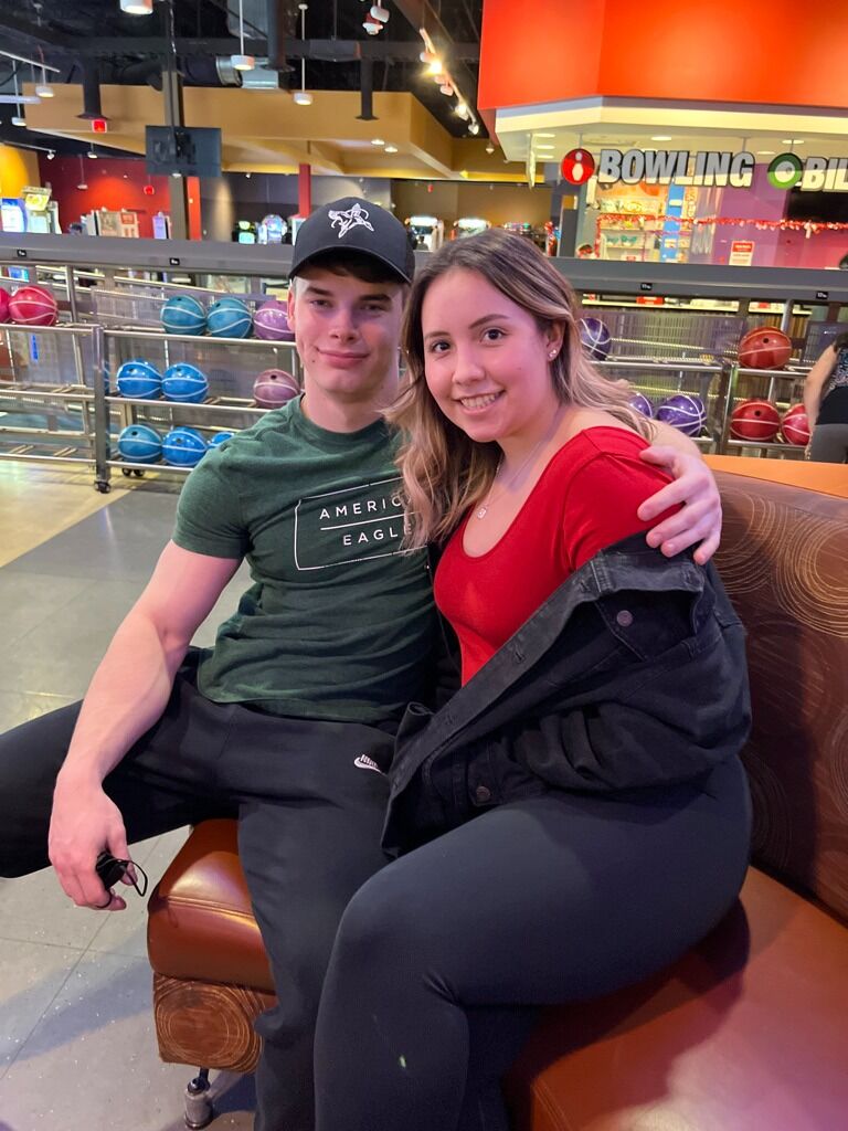 Chandler would come visit Peyton every off day he had when she was at college