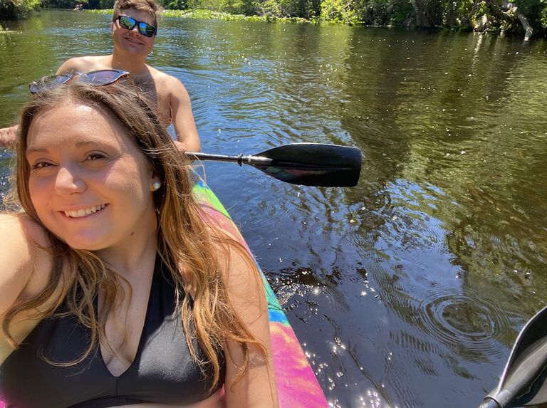 First time Kayaking with Alligators! - Wekiva springs
