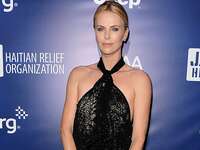 Charlize Theron at a benefit