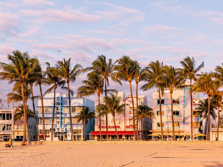 Views of South Beach in Miami, FL