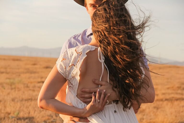 Desert Engagement photos