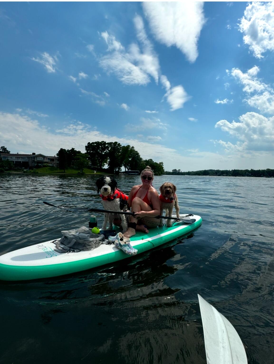 Paddle Boarding Little Muskego Lake