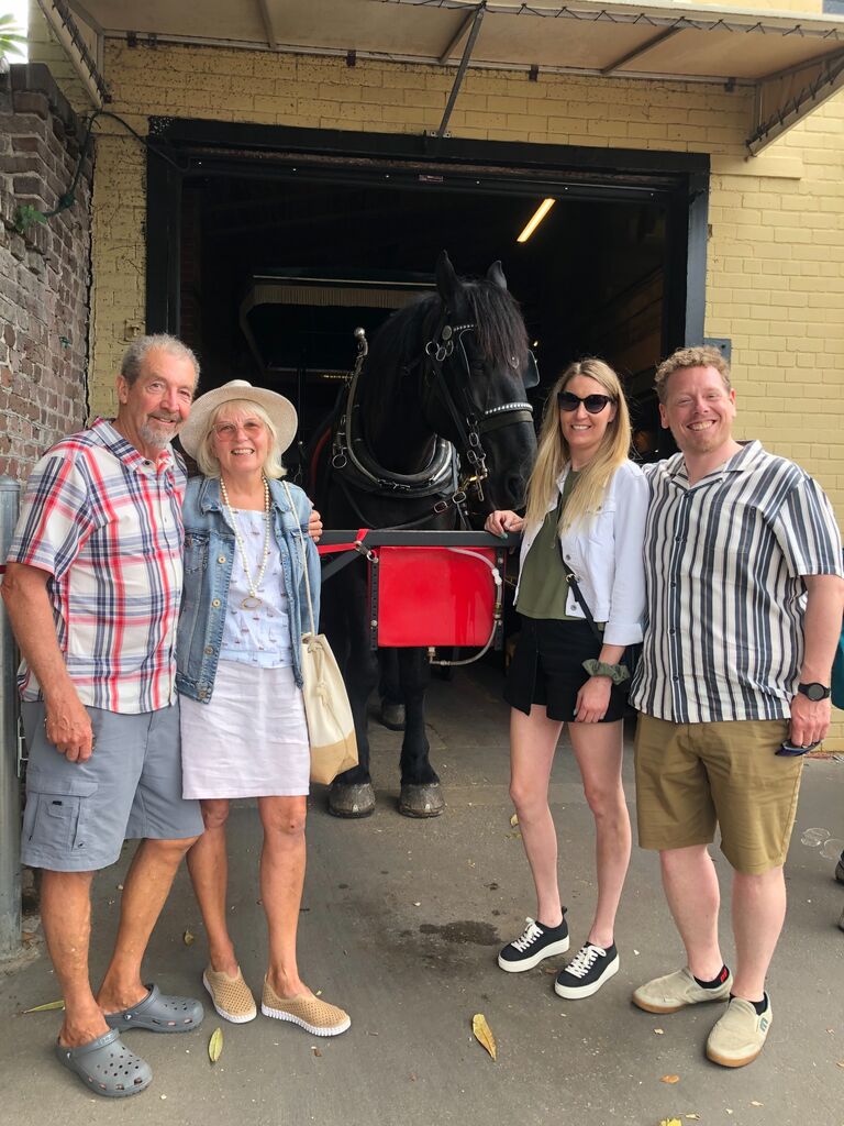 Our first family carriage ride