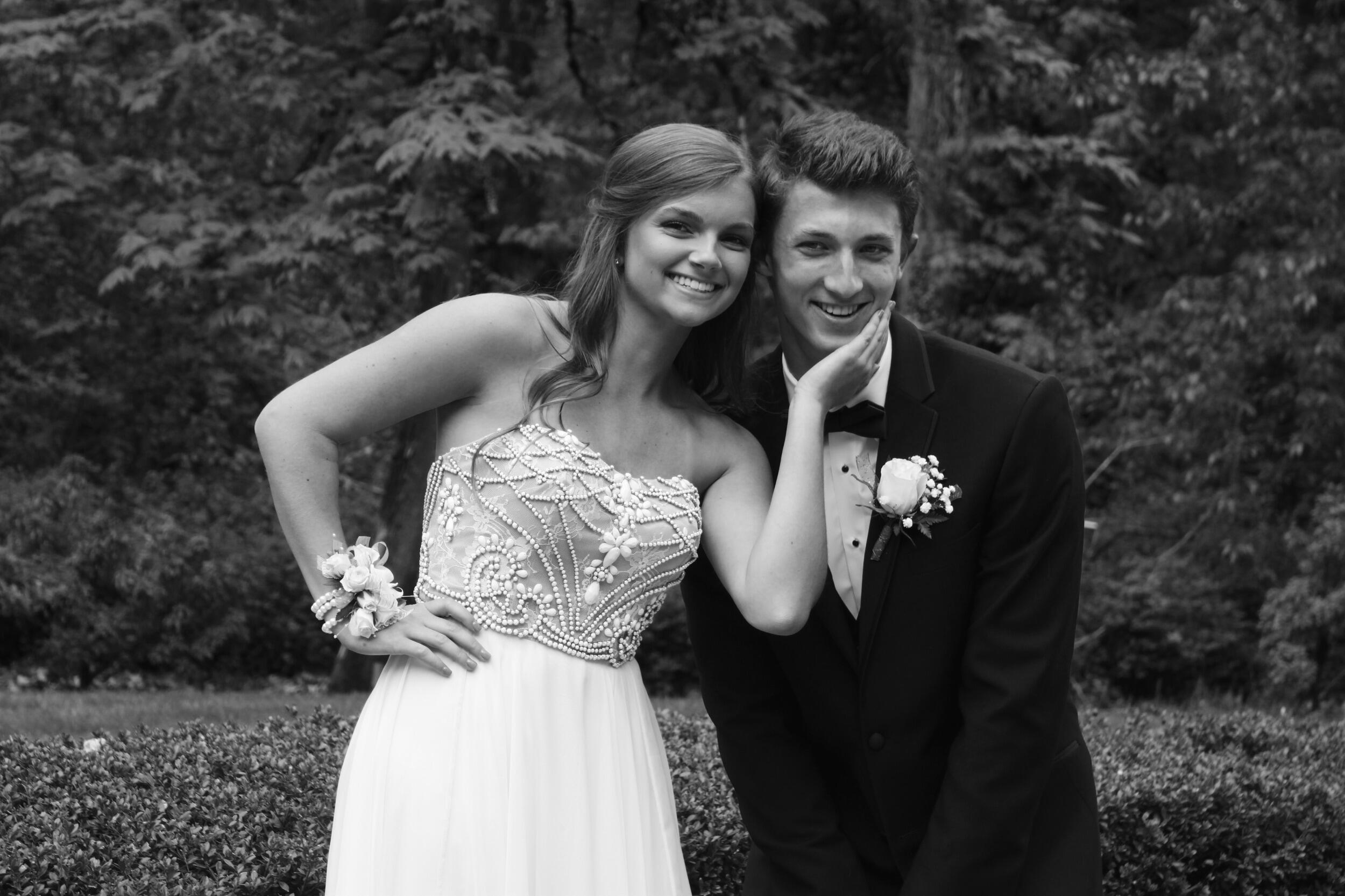 Our last high-school dance, Senior Prom!