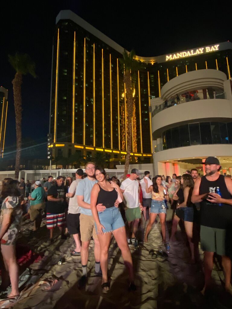 Traveling with friends as often as we can - this photo is from Las Vegas!