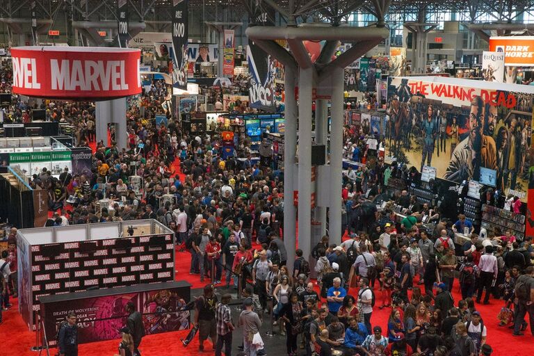Spenser lends Sam a free pro badge to NYCC (thanks, Jen K.!), and by the end of this nerdy long weekend,  we had basically agreed other people were boring and not worth dating. 😜