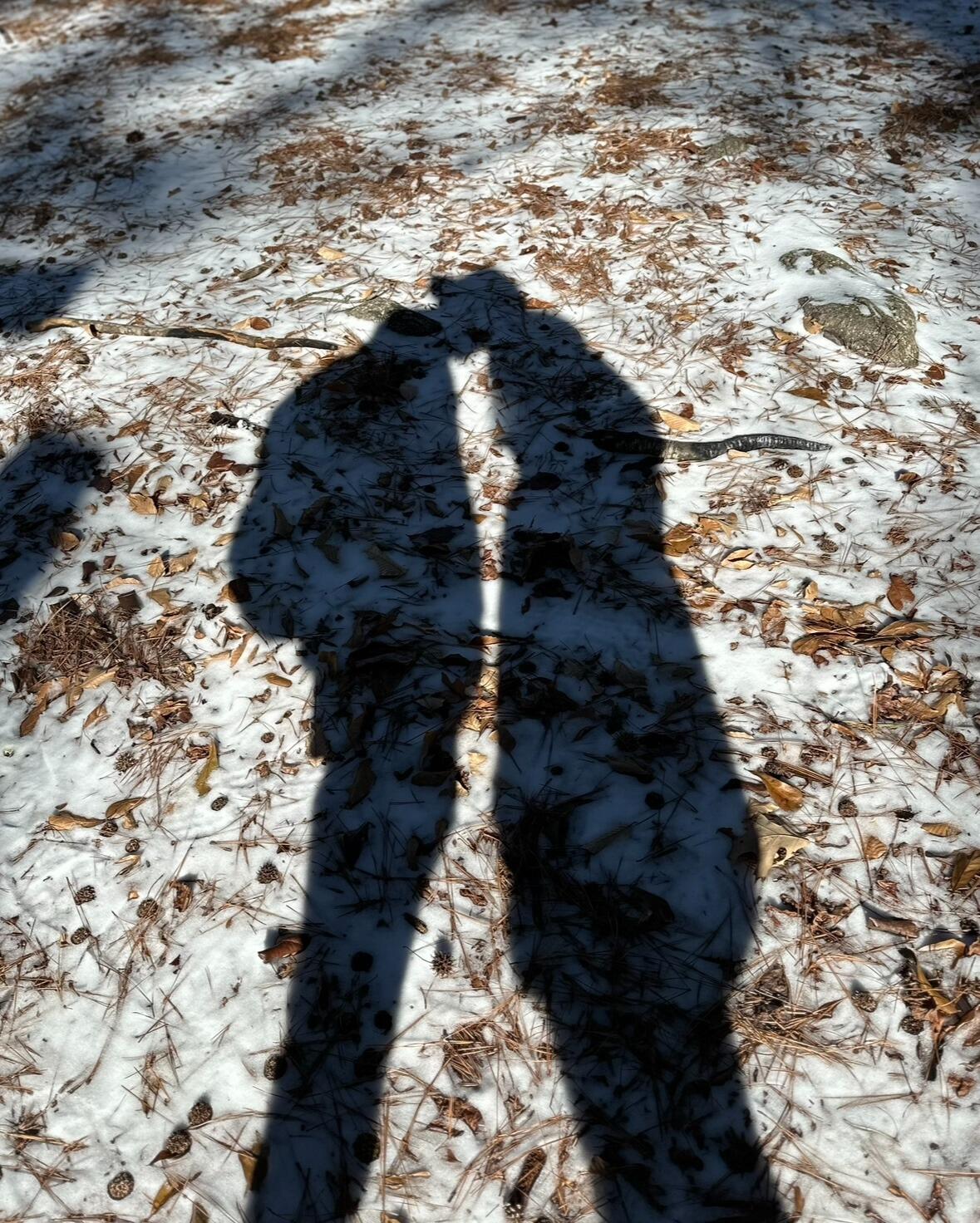 My all-time favorite photo of Gabriel and I! This was during the few days that roads and schools closed down because of the snow!