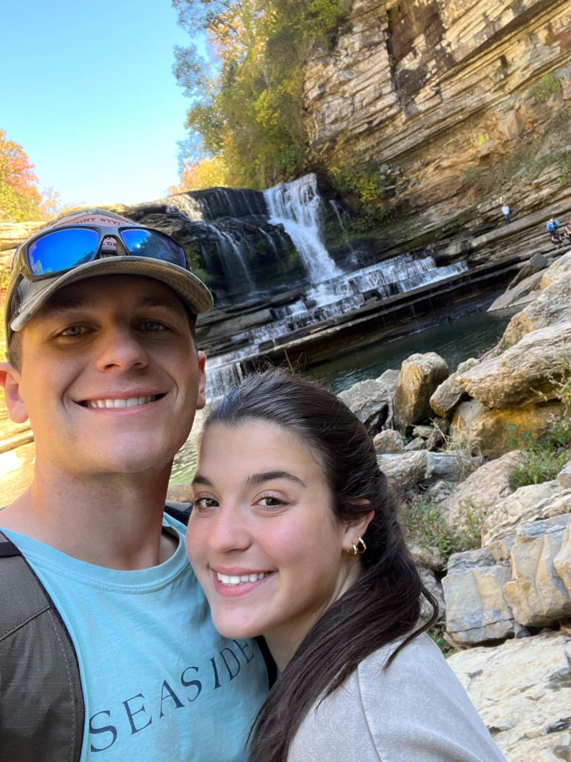 First time at Cummins Falls hiking and camping with Ruger and Kimber!