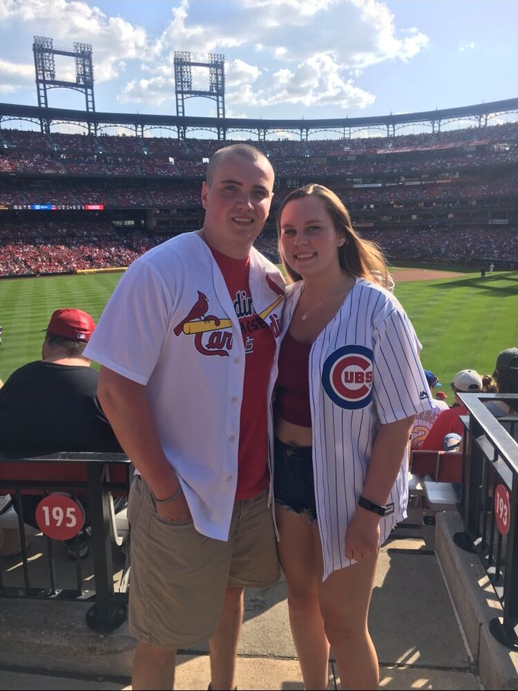 Our first Cubs vs Cardinals game