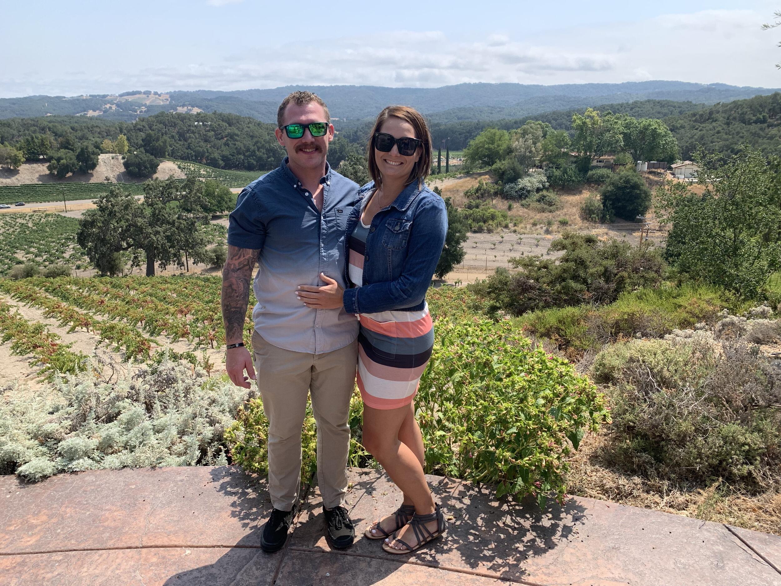 Ashley said let's get wine, so we did both. 