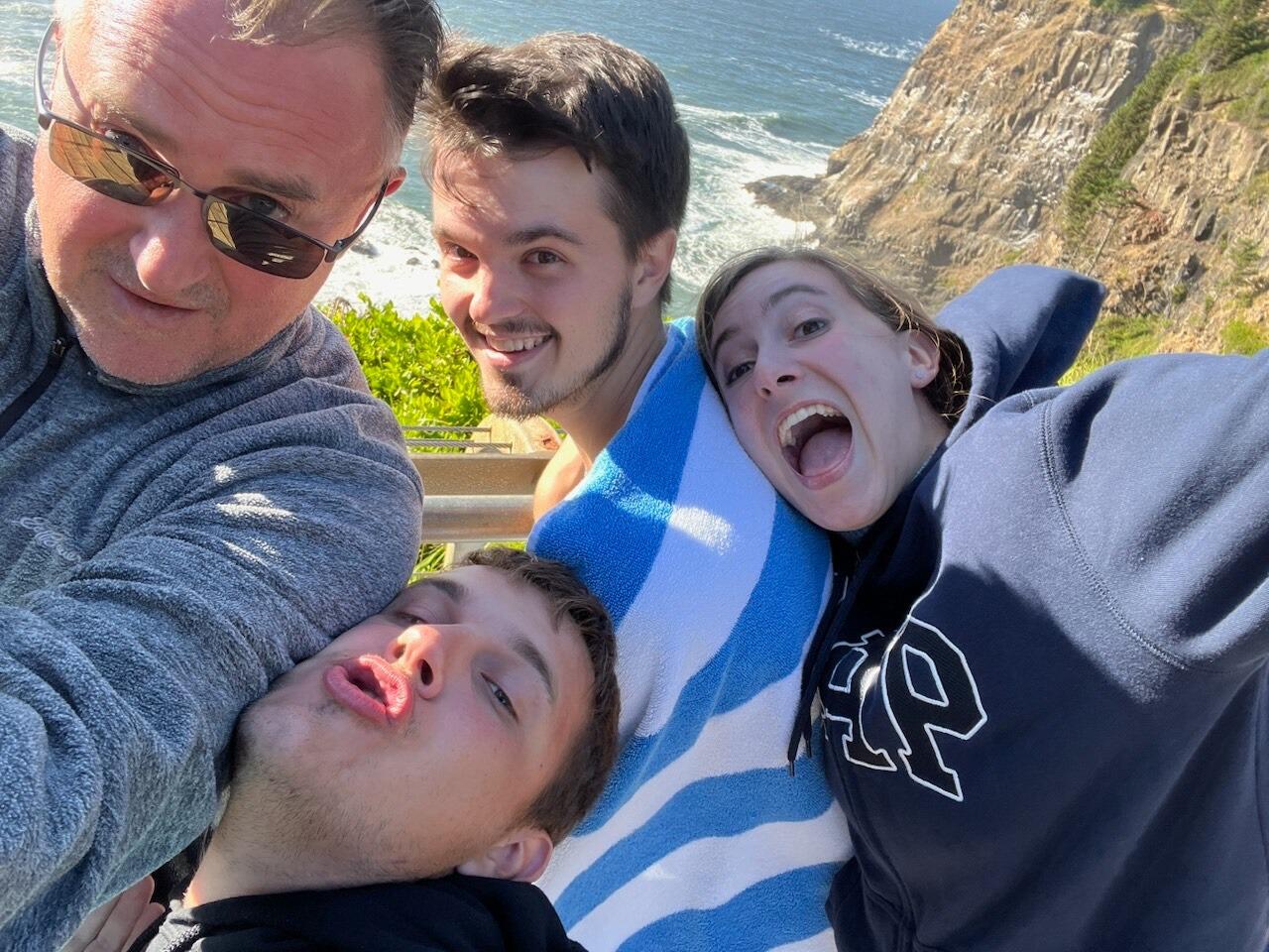 Luckily, this first stint of long-distance wasn't very long and later that summer, Sam made another visit out West to go to the Oregon Coast with Sarah and her family. 