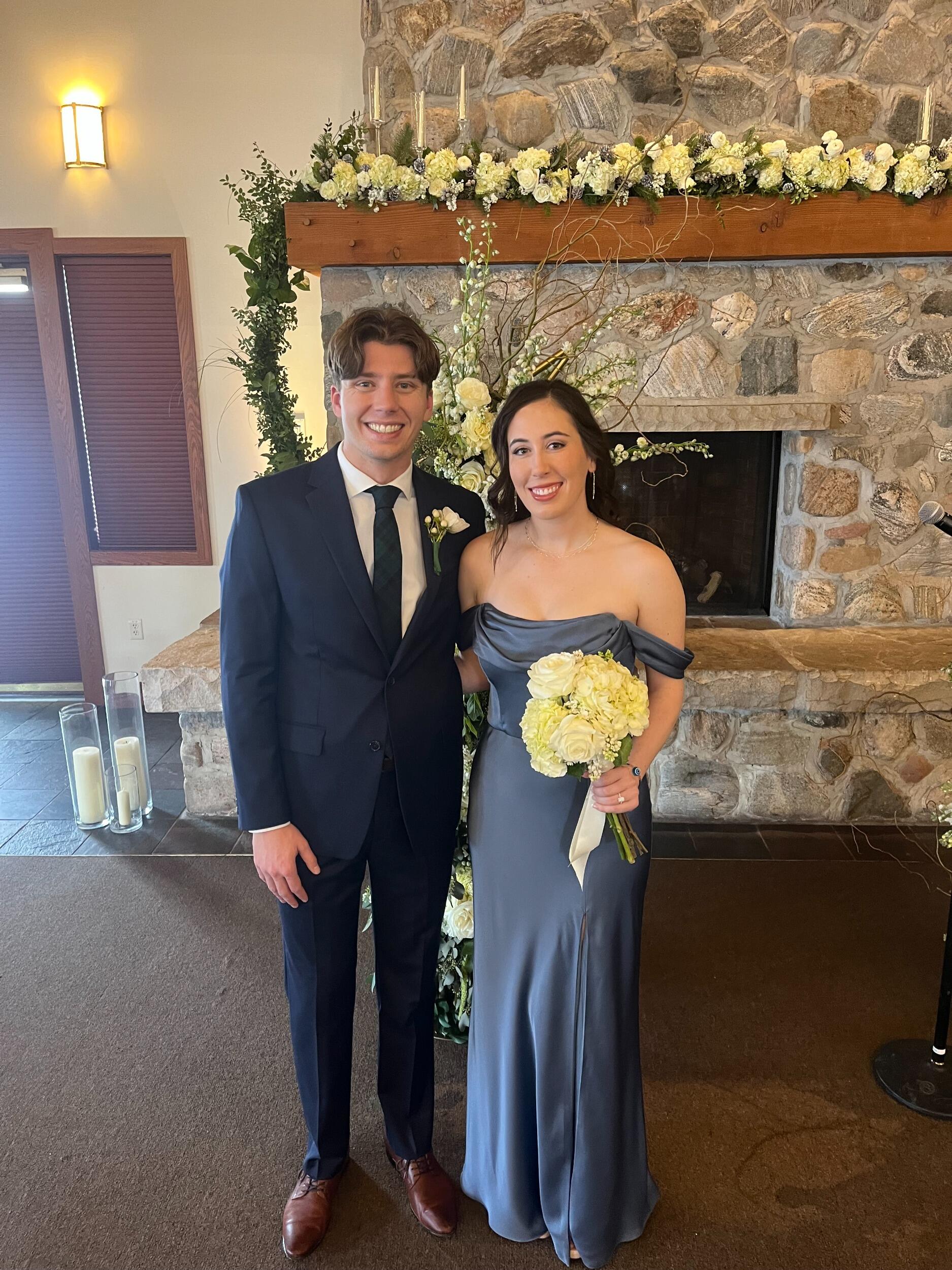 From wedding guests to soon-to-be bride and groom!