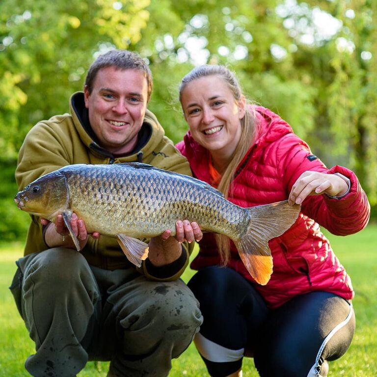 Rich convincing Helen to come fishing ♥️