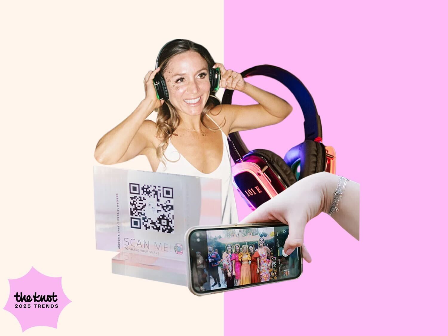Wedding tech trends collage