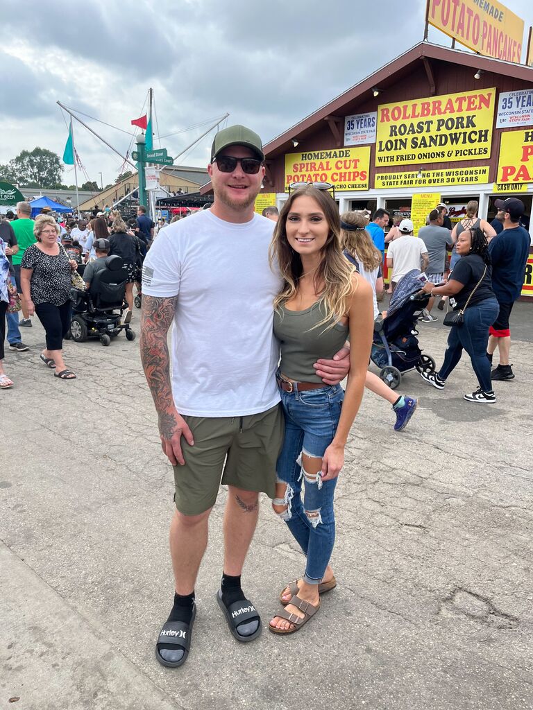 First time at the Wisconsin State Fair together.