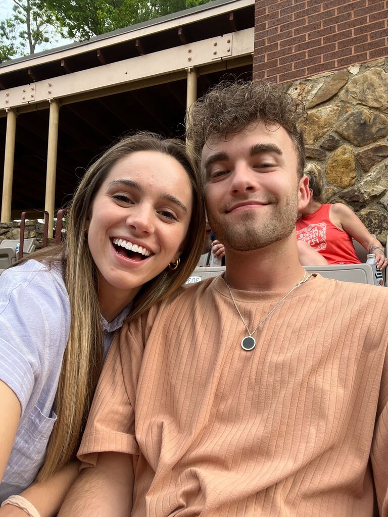 Kyle + Renee's FIRST concert together! (we quickly bonded over our love for concerts together!)

Ben Rector at Iroquios Amphitheater. 