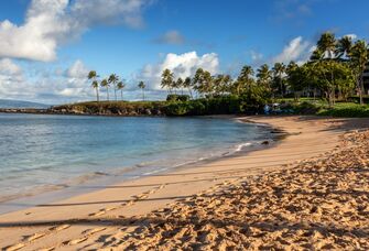 Gorgeous scenery of Kapalua Bay Beach in Maui, Hawaii