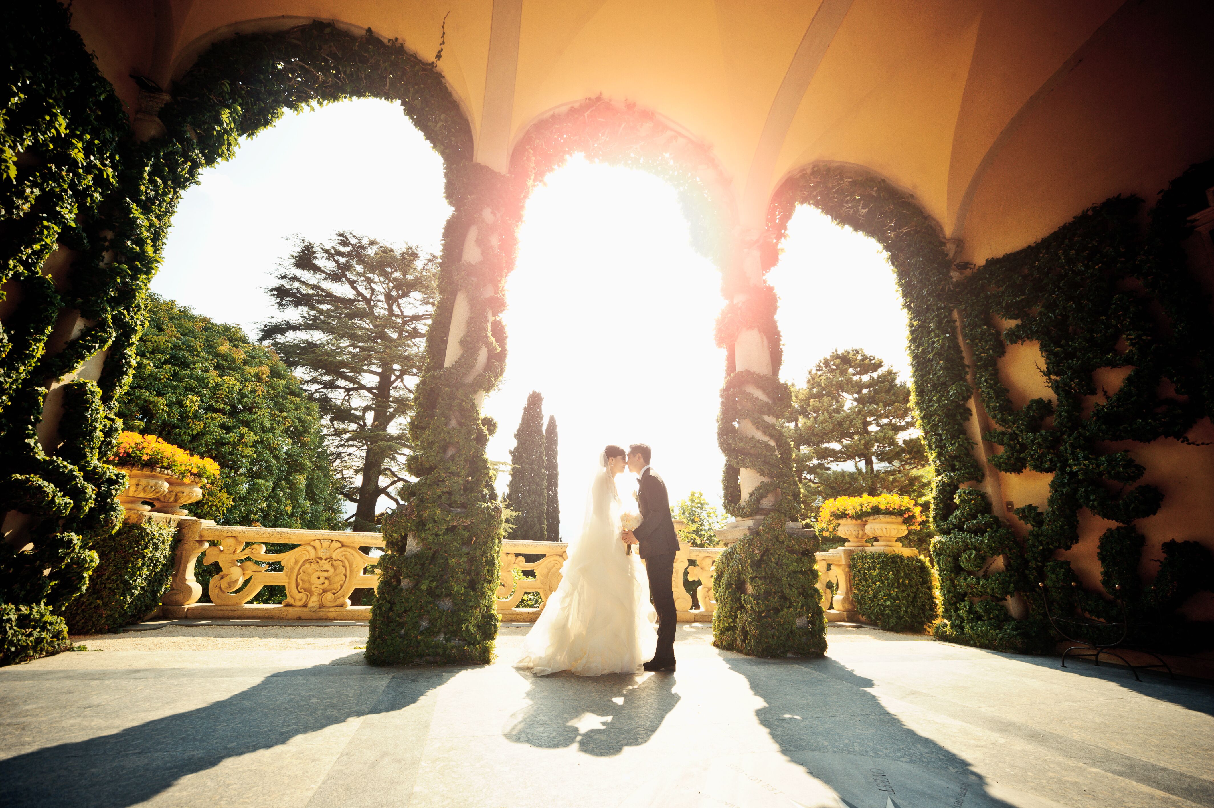 Итальянская свадьба без людей для фотошопа