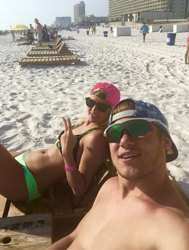 Our first beach trip together. Spring Break in PCB!