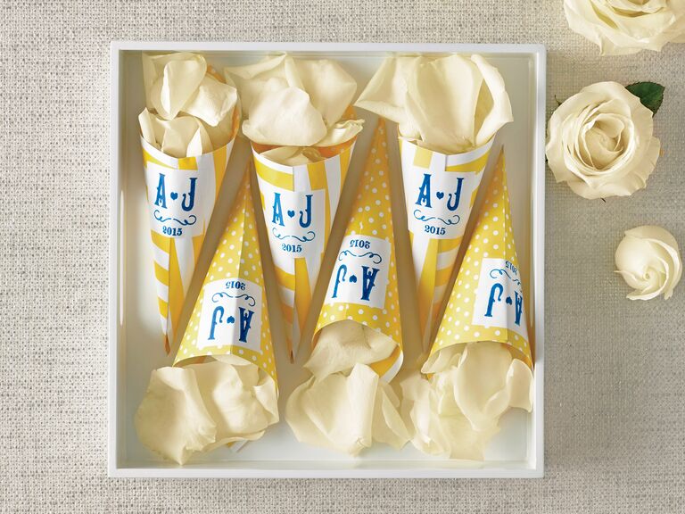 How To Make The Perfect Diy Confetti Cone For Your Wedding