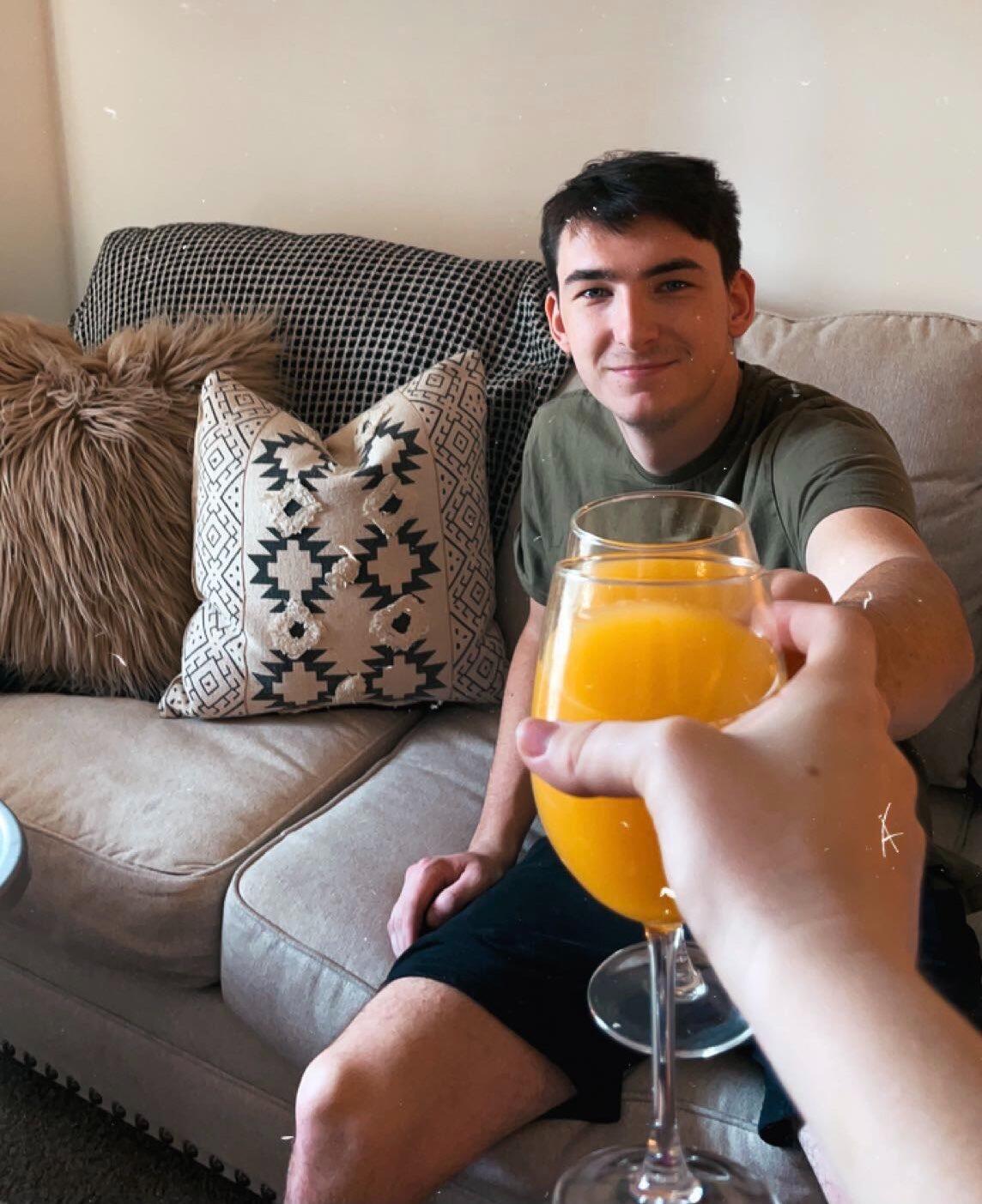 Madison & Andrew move into their first apartment together in Druid Hills. 