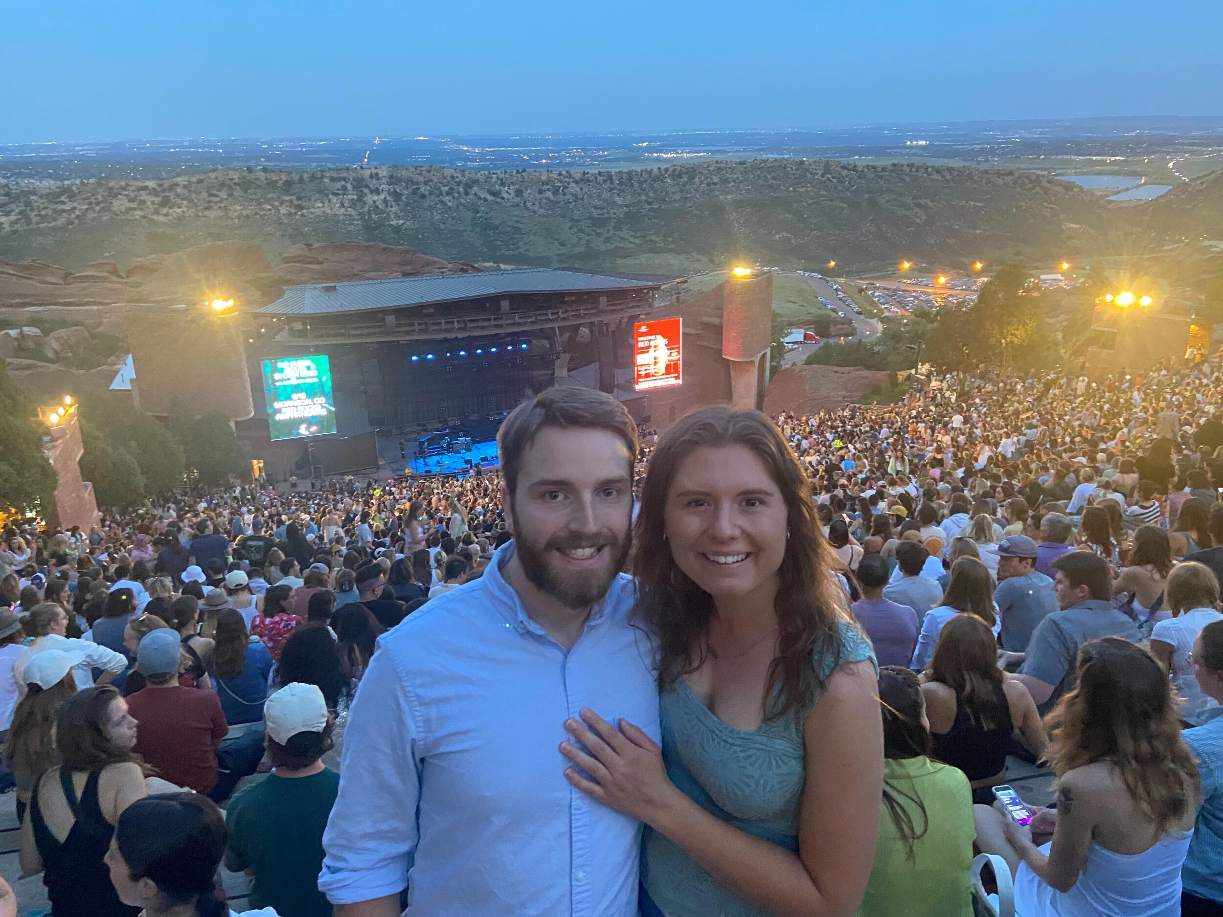 Our first concert - Maggie Rogers at Red Rocks!