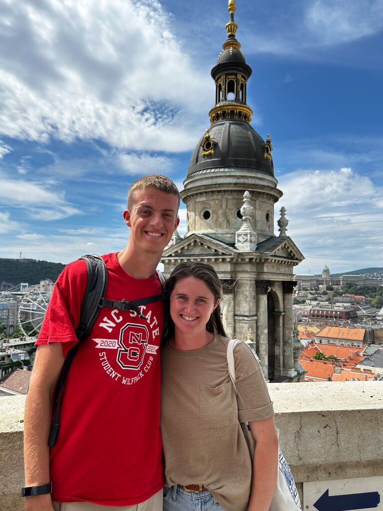 While sad to leave all their friends in Hungary, they were excited to see what their relationship would be like back home. 