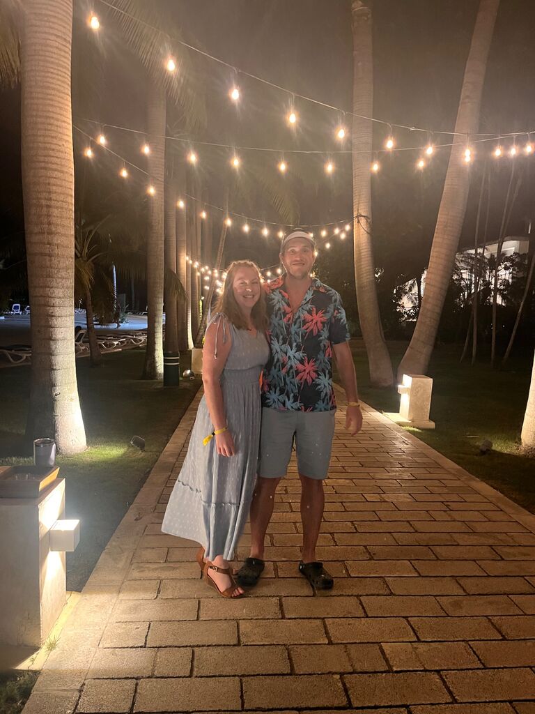 First tropical vacation together
