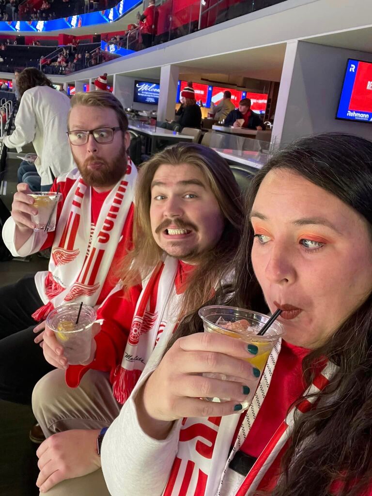Another red Wings game.