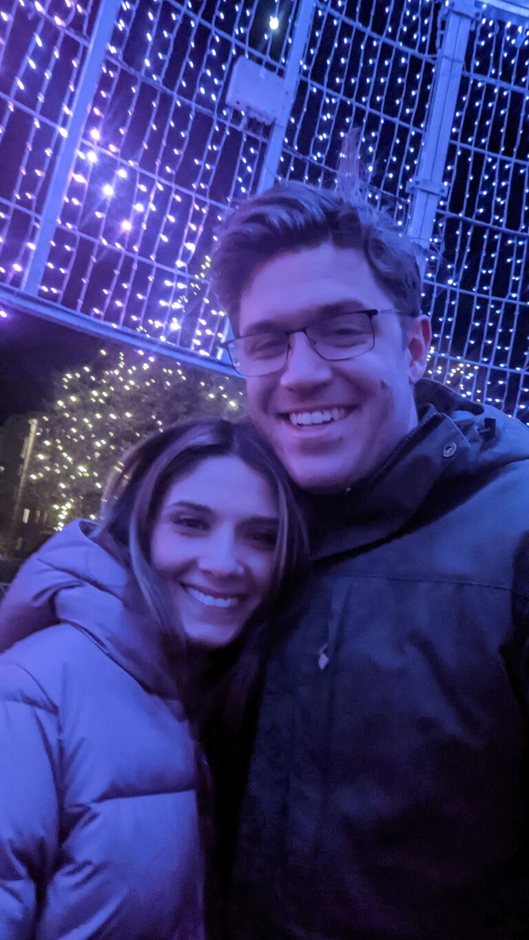 James and Tasha first real date at the Denver Christmas Market 