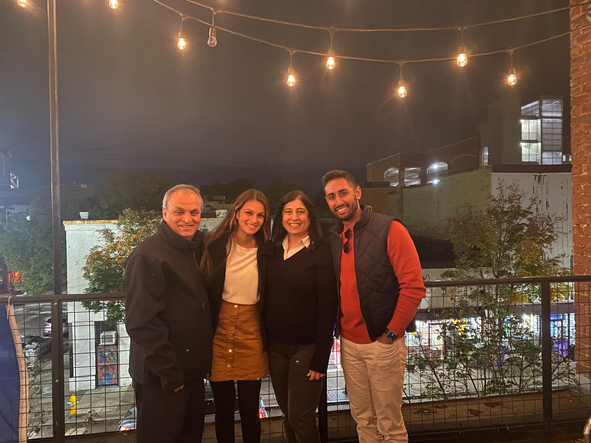 Akash visits Reema's parents in Raleigh, NC
