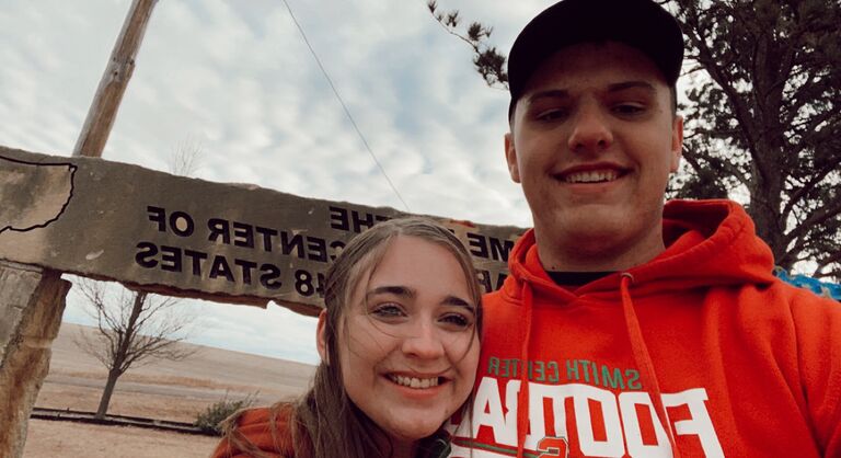 Went out to Smith Center to visit Jarek's family for the first time.