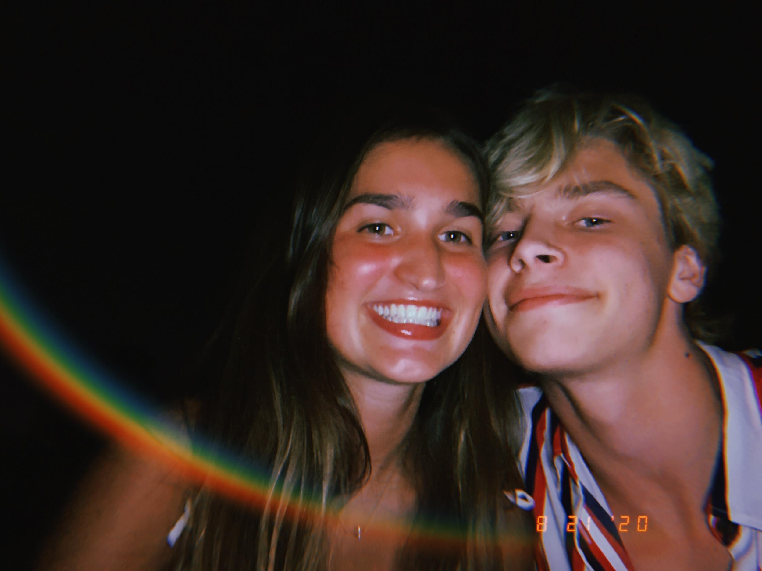 We made it official after one of our many "dates" getting ice cream at Andy's! 